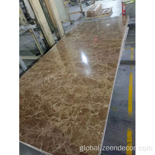 Pvc Marble Plastic Wall Panel High Gloss PVC Marble Waterproof Acrylic Plastic Board Supplier